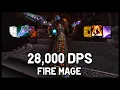 ICC Heroic Deathbringer Saurfang 28 000 DPS R2 World - Fire Mage POV WOTLK WoW Classic