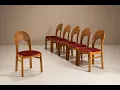 Set of Six Morten Dining Chairs by Niels Koefoed Denmark 1960s