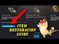 How to use the WoW Item Restoration Feature