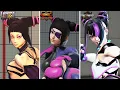 Street Fighter 6 - All Character Models Comparison - SF4 vs SF5 vs SF6