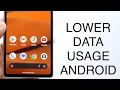 How To Lower Mobile Data Usage On ANY Android 2023