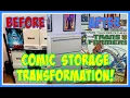 COMIC BOOK STORAGE TRANSFORMATION - MY FIRST COMIC FILE CABINET