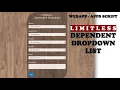 Apps Script - WebApp LIMITLESS Dependent Dropdown List