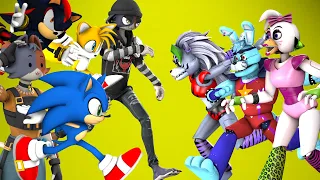 FNaF Security Breach vs Fortnite vs Sonic