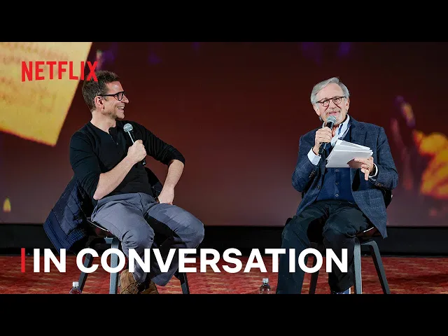 Steven Spielberg and Bradley Cooper discuss Maestro