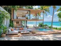 Download Lagu ☕ Morning Jazz at Luxury Seaside Villa | Calm Ocean View \u0026 Cozy Ambience for Study \u0026 Work