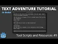 How to Use Tool Scripts and Resources in Godot Godot Retro Text Adventure Tutorial