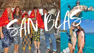 Sailing and Spearfishing in San Blas Islands, Panama