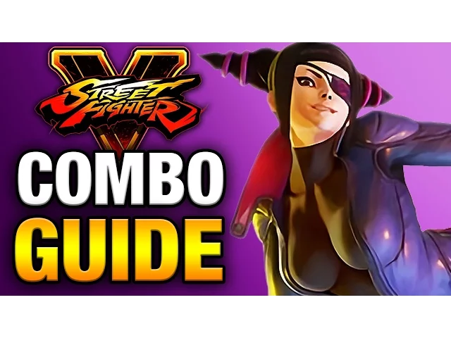 SFV -JURI COMBO GUIDE - Easy to Advanced [HD 60fps]