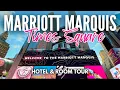 The BEST Hotel in Times Square Marriott Marquis New York Times Square NYC Hotel Room Tour