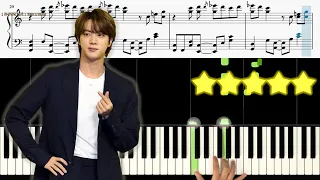 Download JIN (BTS) - Yours [JIRISAN, 지리산 OST Pt.4] 🎹《Piano Tutorial》 ★★★★★ MP3