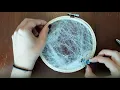 DIY Sparkly Spider Wall Hanging