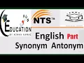 Synonyms Antonyms words Vocabulary Synonyms Antonyms for NTS SST General Line Army test