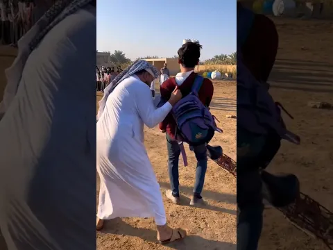 من ابوك يسجلك بالمدرسة 😭😂 #shorts