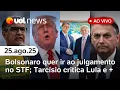 Download Lagu Bolsonaro quer ir ao julgamento no STF; Tarcísio critica política externa de Lula; guerra em Gaza e+