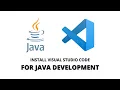 Install VS-Code for JAVA Development in any version of windows Setup VS-Code run JAVA Programs