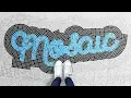 How To Create a Fauxsaic Mosaic Text Effect Illustrator Photoshop Tutorial