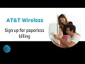 How to Sign up for Paperless Billing AT T Wireless