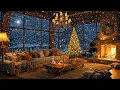 Warm Fireplace Ambience 🔥 Relaxing Christmas Music 🎶 Holiday Songs Playlist 🎄