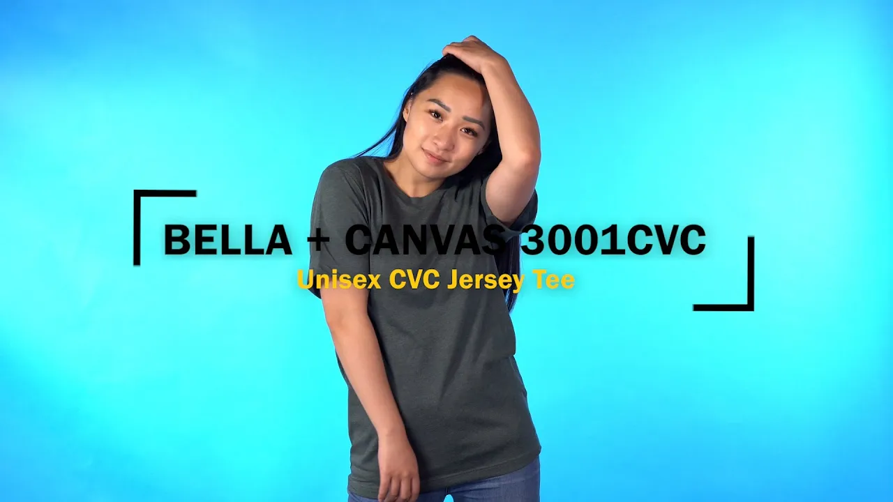 Bella Canvas + 3001CVC Unisex Jersey Tee | Blankapparel.ca Bella Canvas + 3001CVC Unisex Jersey Tee | Blankapparel.ca