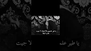 يا طير ياللي فوق الديار مريت 