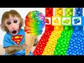 Download Lagu Monyet Bon Bon Imut menghadapi hiu dan pergi ke supermarket untuk membeli popcorn pelangi