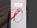 Quick Adjustable Bracelet Easy to Make Simple Sliding Knots DIY Tutorial with String and Scissors