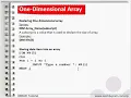One Dimensional Array in QBASIC