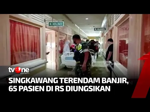 Puluhan Pasien RS di Singkawang Diungsikan Akibat Terendam Banjir