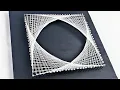 String Art - How to do geometric triangles