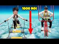 Download Lagu Thắng Tê Tê Mạo Hiểm Đi Bộ Trên Không Cao 1000 Mét và Đạp Xe Trên Dây Bầu Trời Cao
