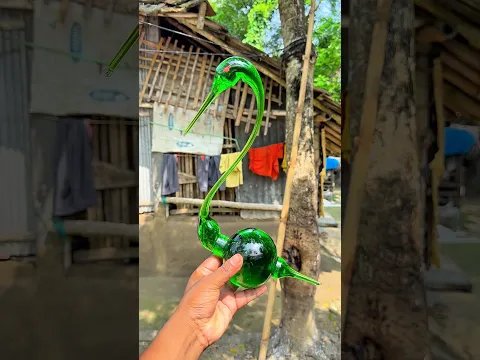 Amazing Toy Bird Made from a Broken Light Bulb | Creative DIY Craft #viral #shorts #yt #fyp