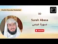 Download Lagu Surah Abasa (80): Sheikh Bandar Baleelah [With English Translation]