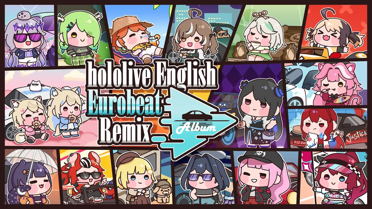 【MV】hololive English Eurobeat Remix Album