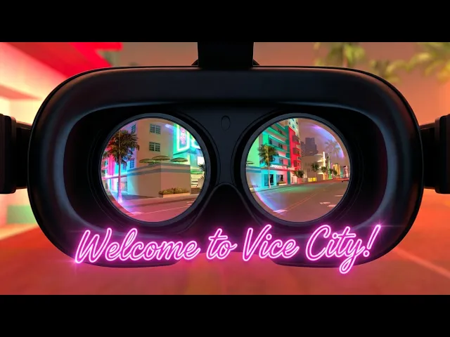 Grand Theft Auto: Vice City - VR Mod with 6DOF Motion Controls