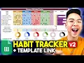 How to Make an ADVANCED HABIT TRACKER in Google Sheets v2 TUTORIAL