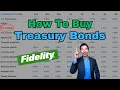 How to Buy TREASURY BONDS in Fidelity Tutorial