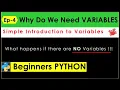 Simple Introduction to Variables - Ep 4 Variables Part