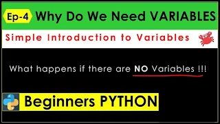 Simple Introduction to Variables - Ep 4 Variables Part