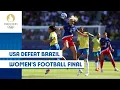 USA Defeat Brazil for Gold Women s Football Final Highlights