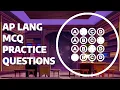 AP Language Multiple Choice Practice and Explanations AP English Language and Composition Review