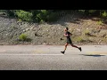 A man running - side view