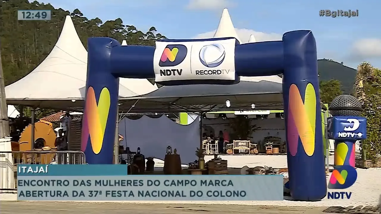 Encontro das mulheres do campo marca abertura da 37ª Festa Nacional do Colono de Itajaí