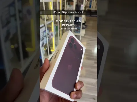 iPhone 18 pro max in stock @moderntech & repairs #smartphone #iph #iphonepromax #iphonepro