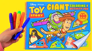 Toy Story Coloring Activities in a Giant Activity Pad