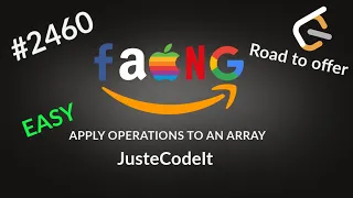 Apply Operations to an Array Leetcode 2460 Python