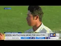 Hideki Matsuyama wins the Masters
