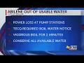 City of Abilene Could take some time to restore water even after power comes back
