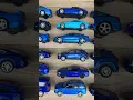 Blue Diecast Cars - Welly Kinsmart Maisto Jada Showcase