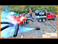 Lagu Halloween bug control truck shrinks kids ride on monster truck spider. Educational | Kid Crew
